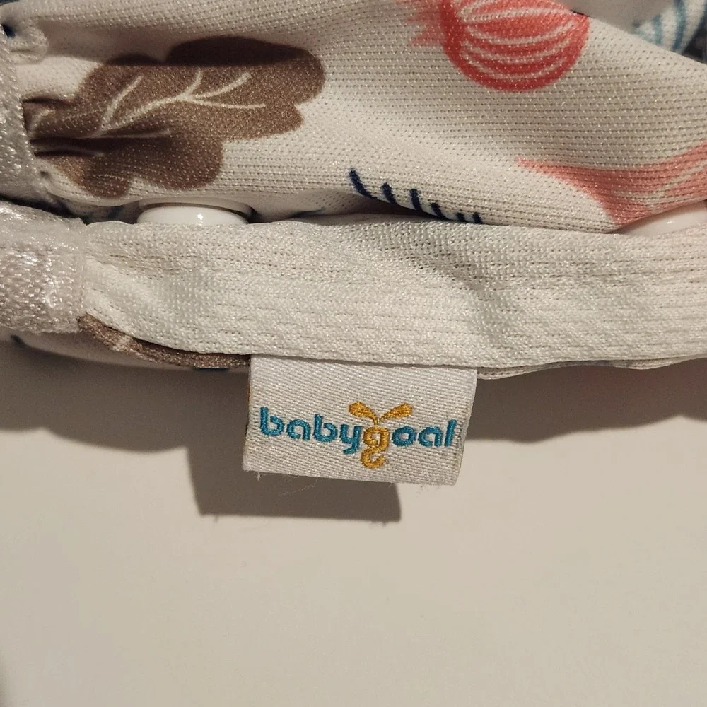 Cloth Diaper Cover Blue, Floral Reusable One Size Snaps Bundle of 2‎